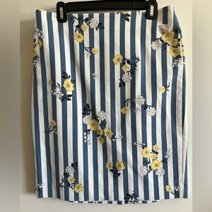 Striped and Floral 🌼Ann Taylor Skirt